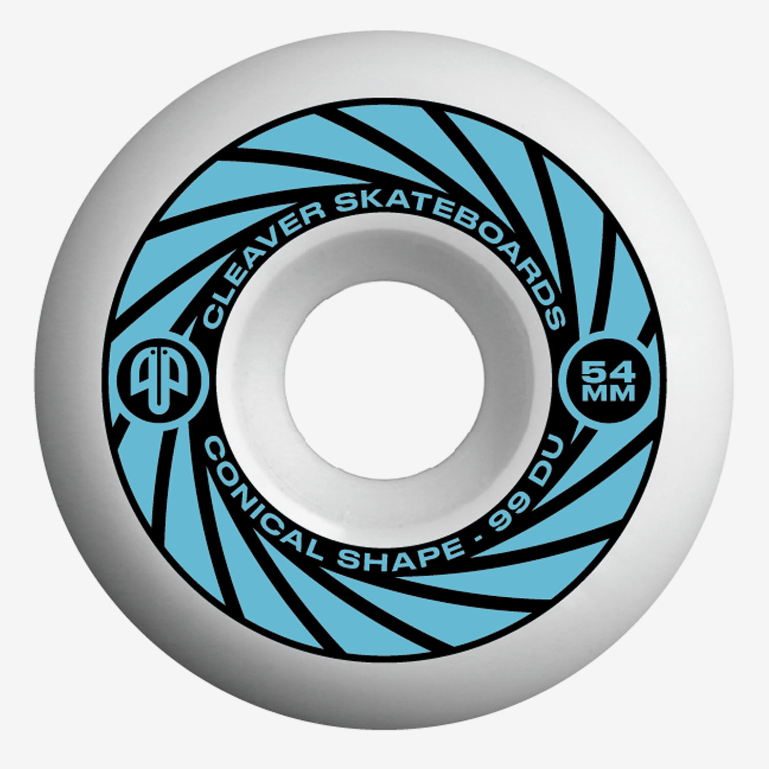 Ruedas de skate CLEAVER APPERTURE 54MM – BLUE ropa and roll 1
