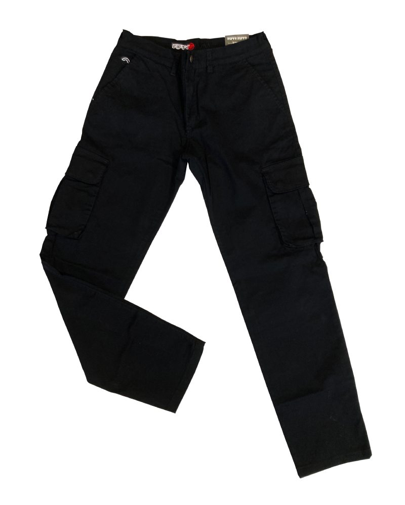 pantalon FtyFty cargo ripper negro-2