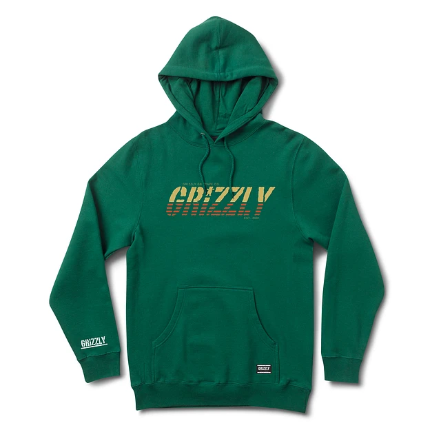 BUZO Grizzly Tahoe green ropa and roll 1