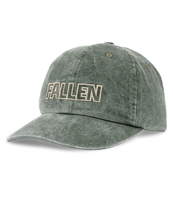 gorra-fallen-bolt curve-ropa and roll green-1