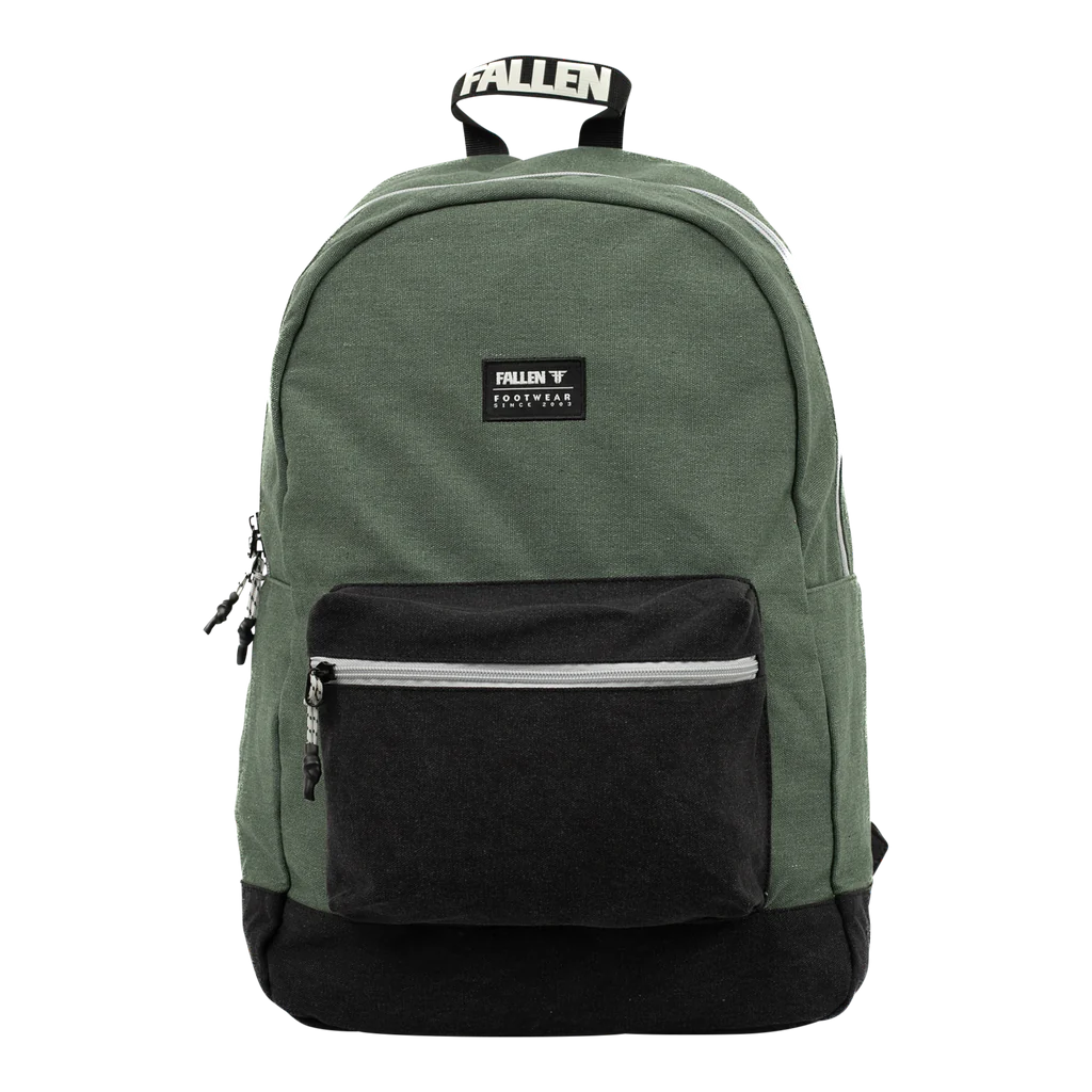 MOCHILA FALLEN DISORDER- GREEN BLACK Ropa and Roll 1