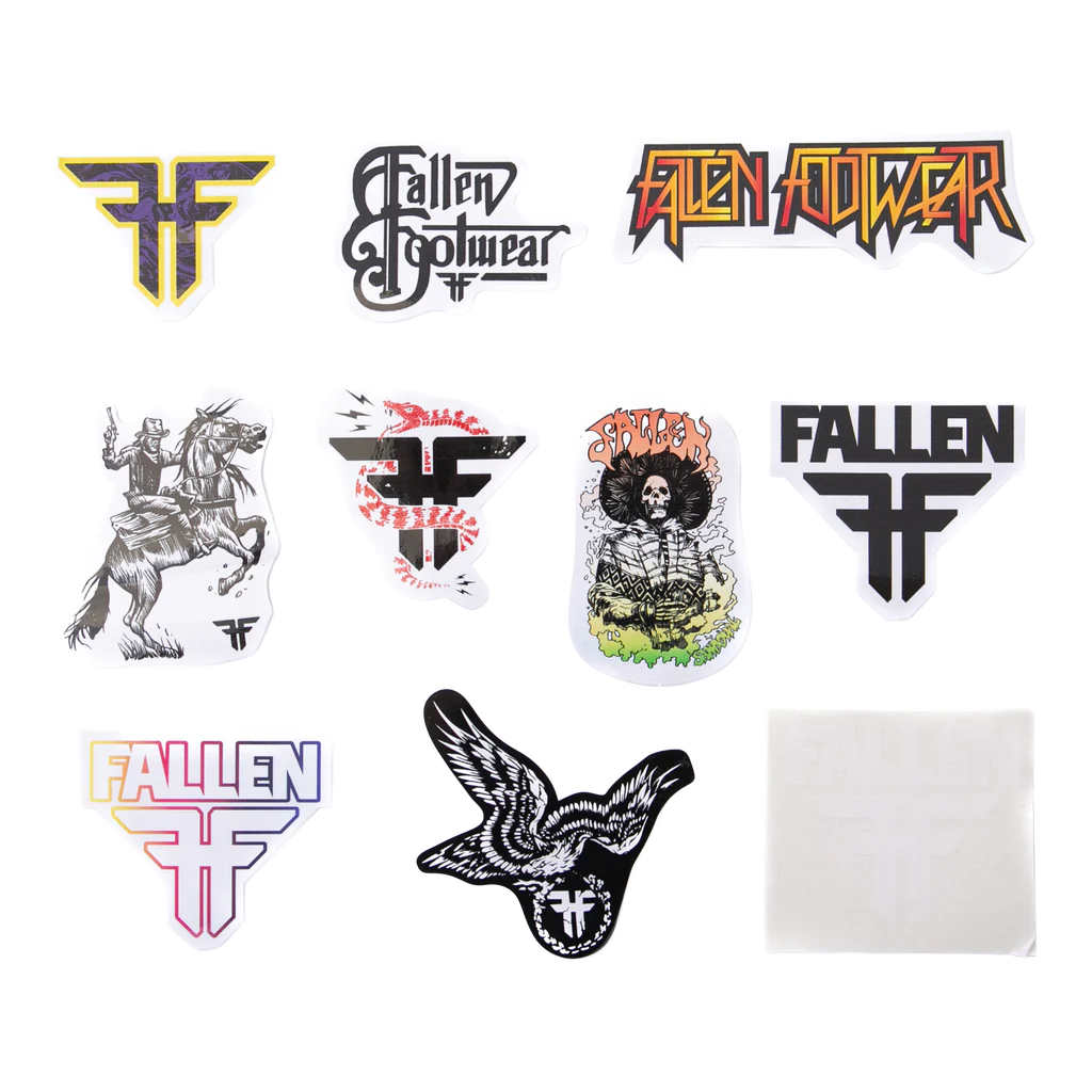 STICKERS Fallen PACK 1 ranchero ropa and roll 1