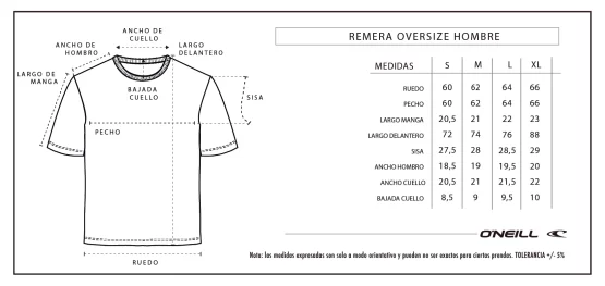 Remera O'neill Basic Lines - Imagen 8