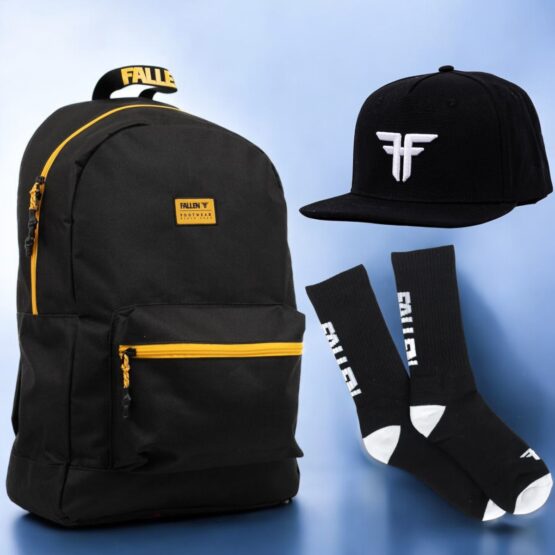 KIT MOCHILA FALLEN Disorder + Gorra Fallen Trademark II + Medias Fallen 3/4 INSTEP