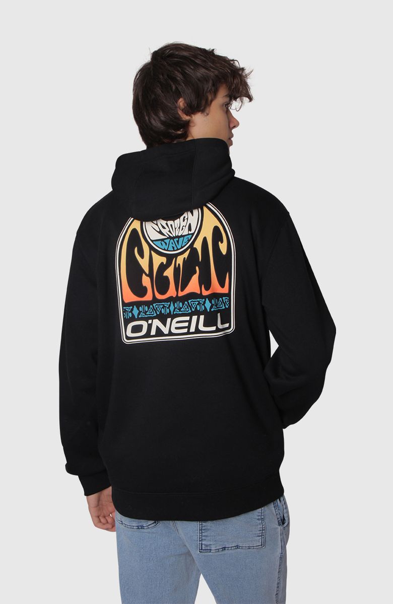 Buzo Oneill GRAPHIC HOODIE Negro 4 ropa and roll