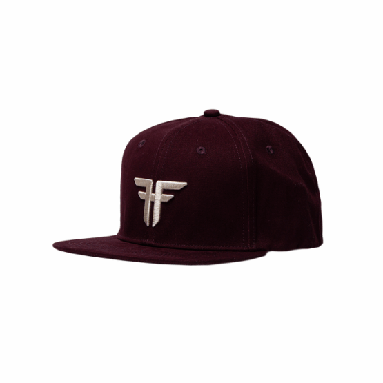 GORRA FALLEN Trademark Elastic Flat Wine Fog - Imagen 2