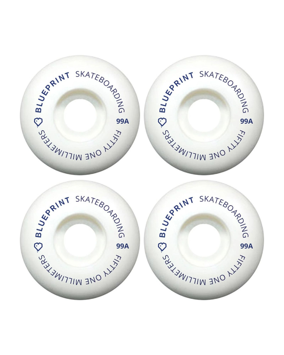 RUEDAS MINI HEART BLUEPRINT 53 mm ropa and roll 1