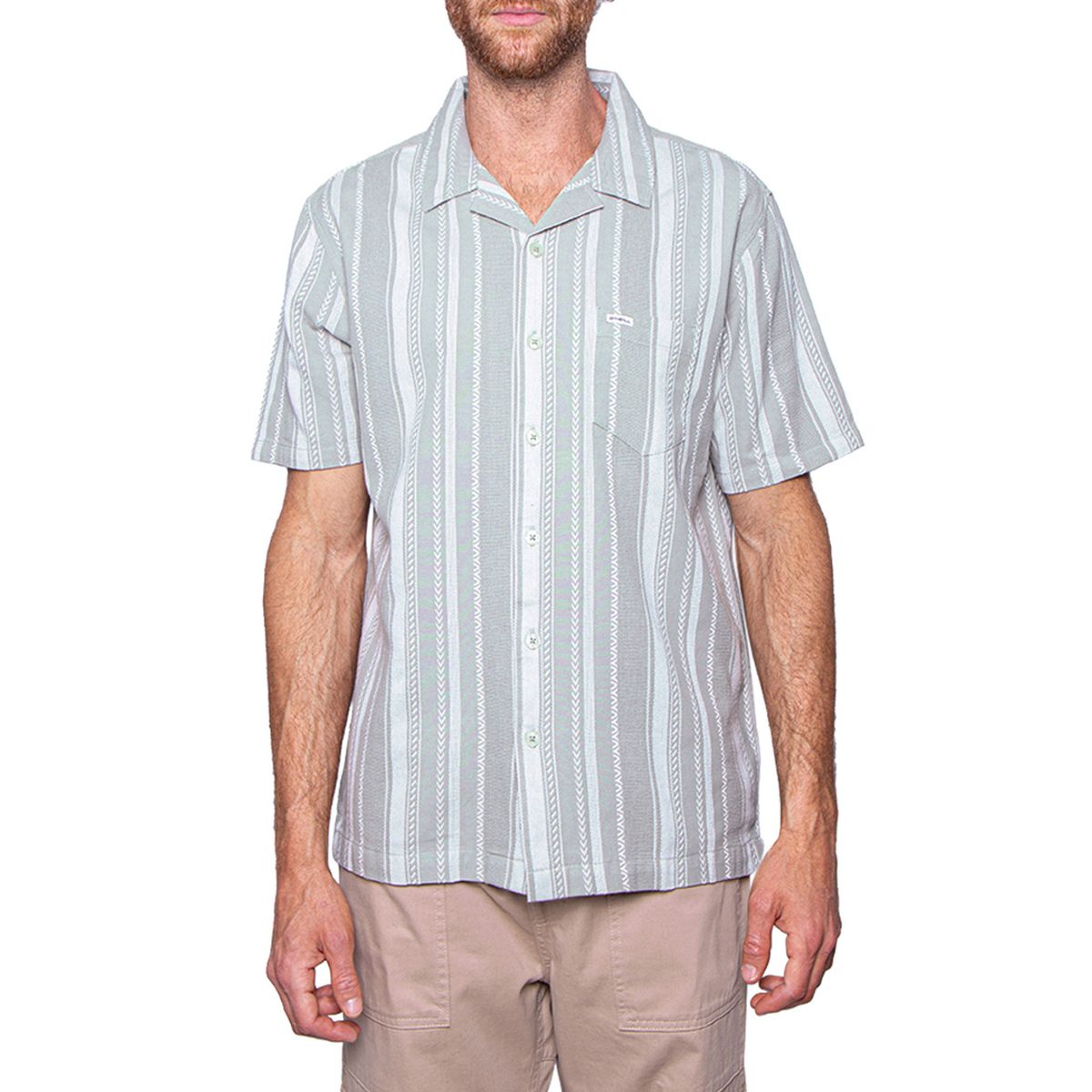 ONEILL CAMISA STRIPE verde ropa and roll 1