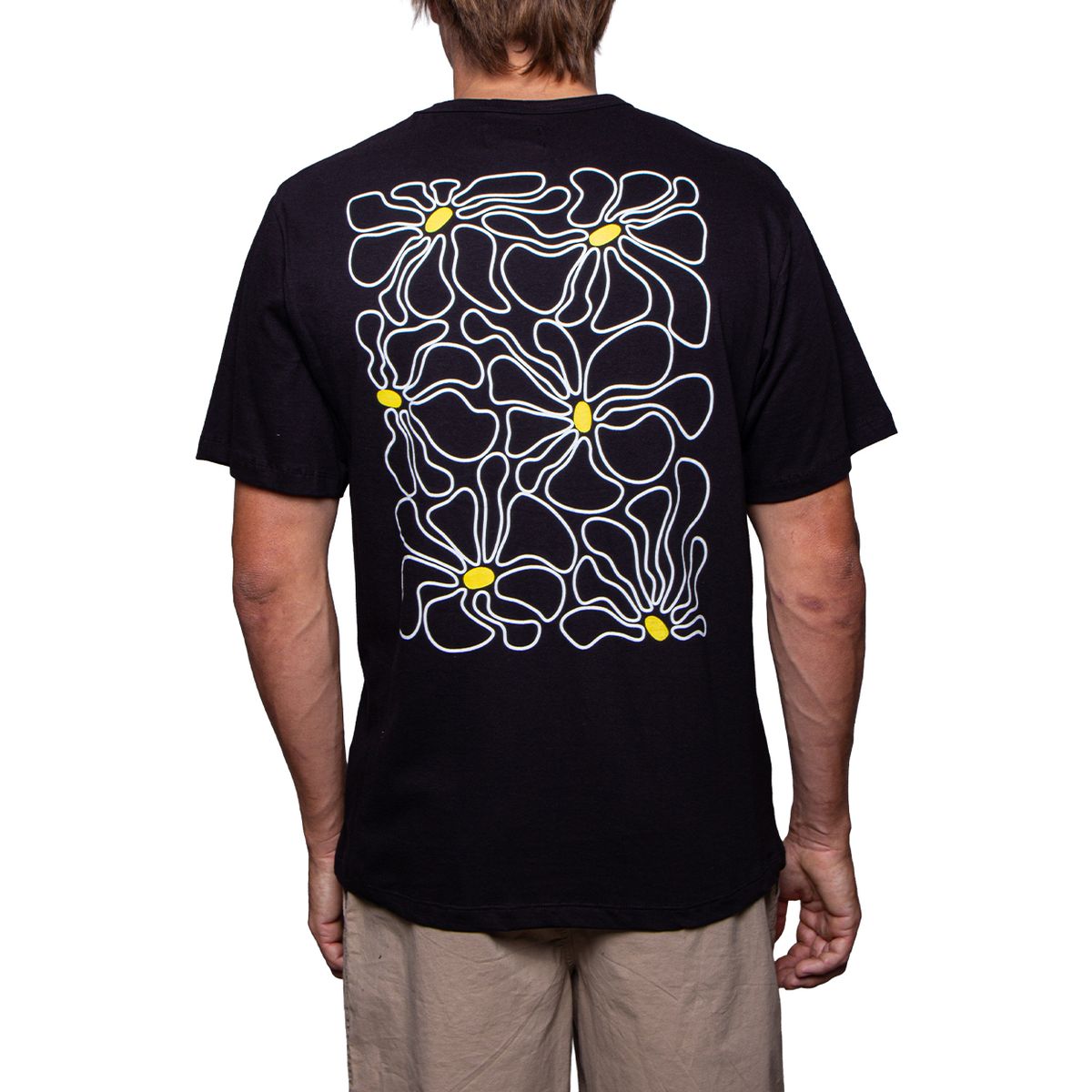ONEILL REMERA FLORAL negro ropa and roll 1