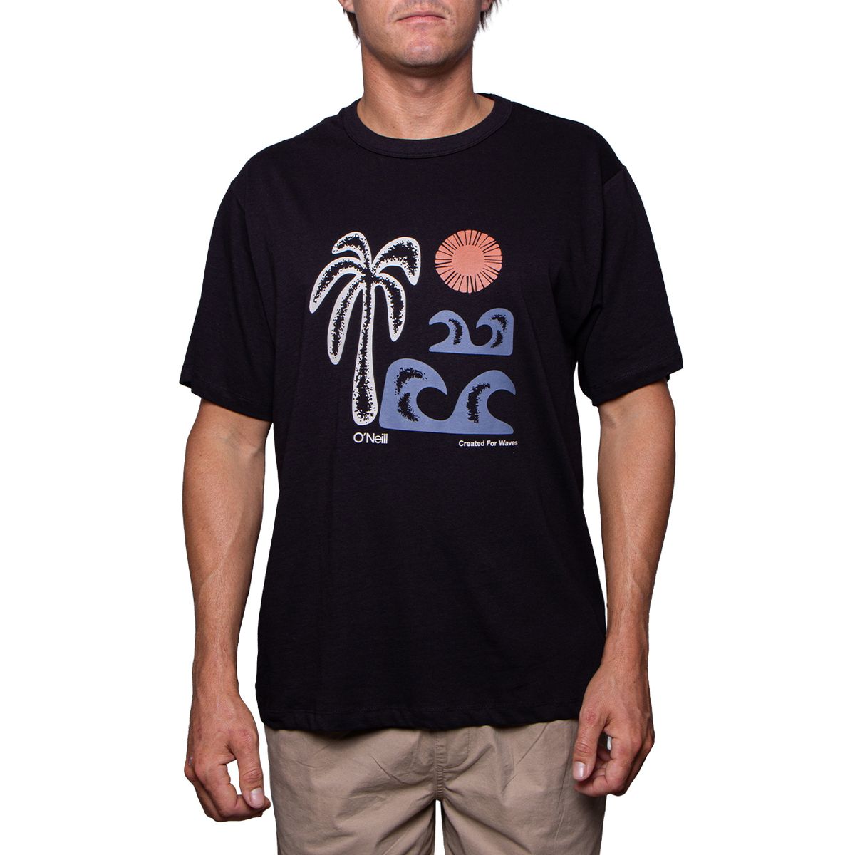 ONEILL REMERA SCENIC negro ropa and roll 1