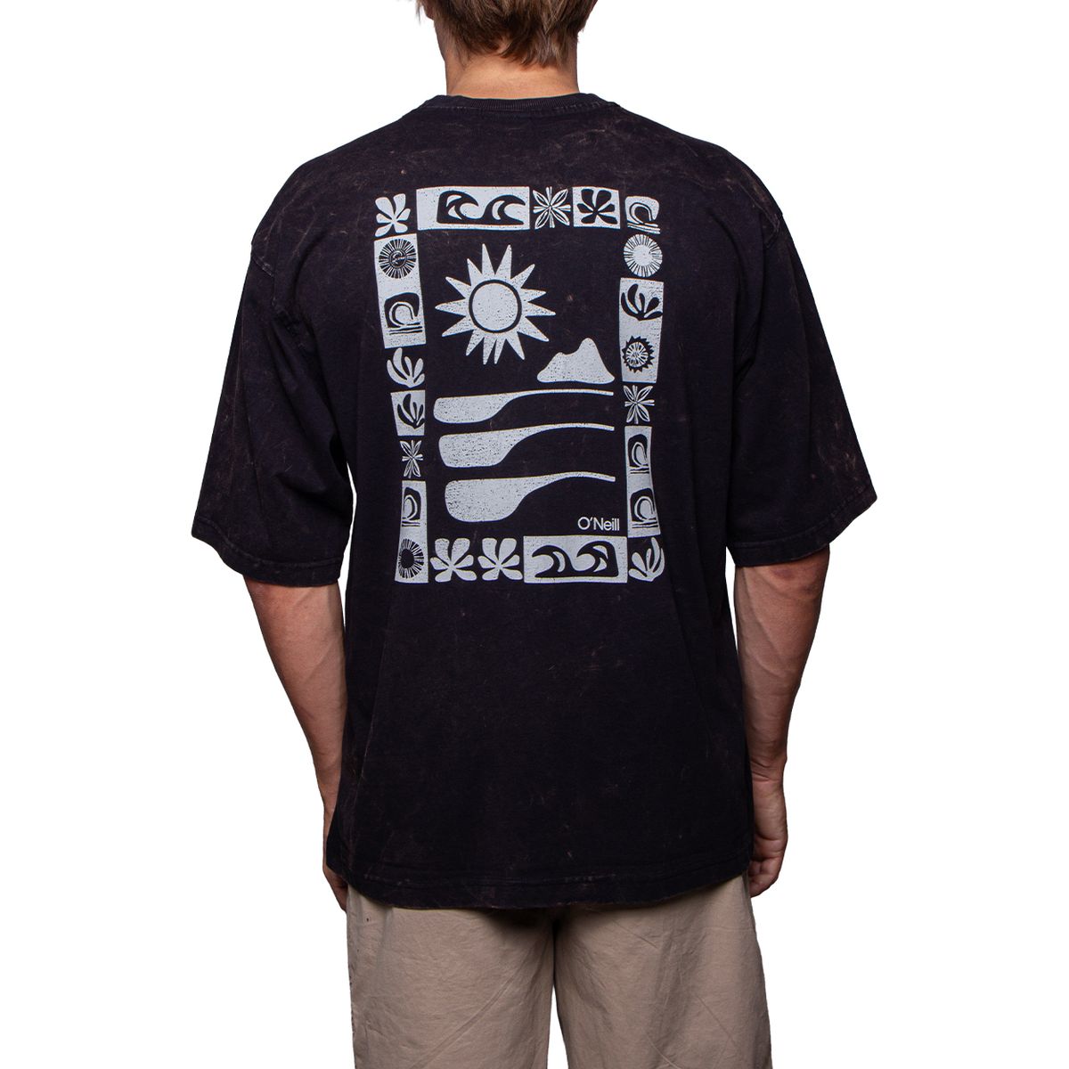 ONEILL REMERA SUMMER negro ropa and roll 1