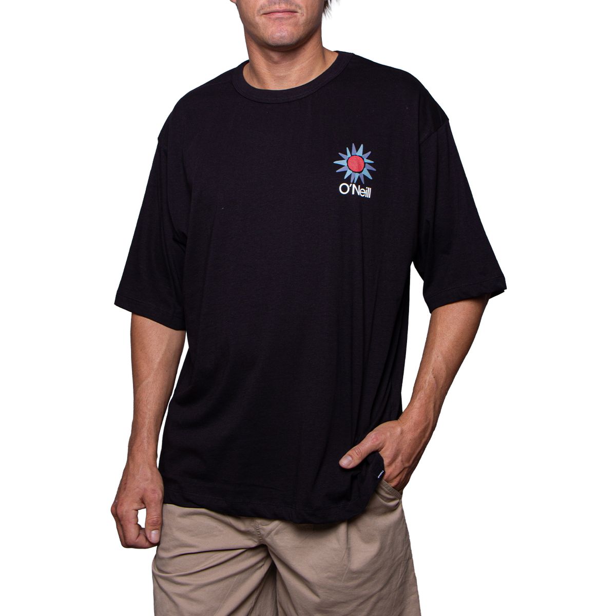 ONEILL REMERA SUN negro ropa and roll 1