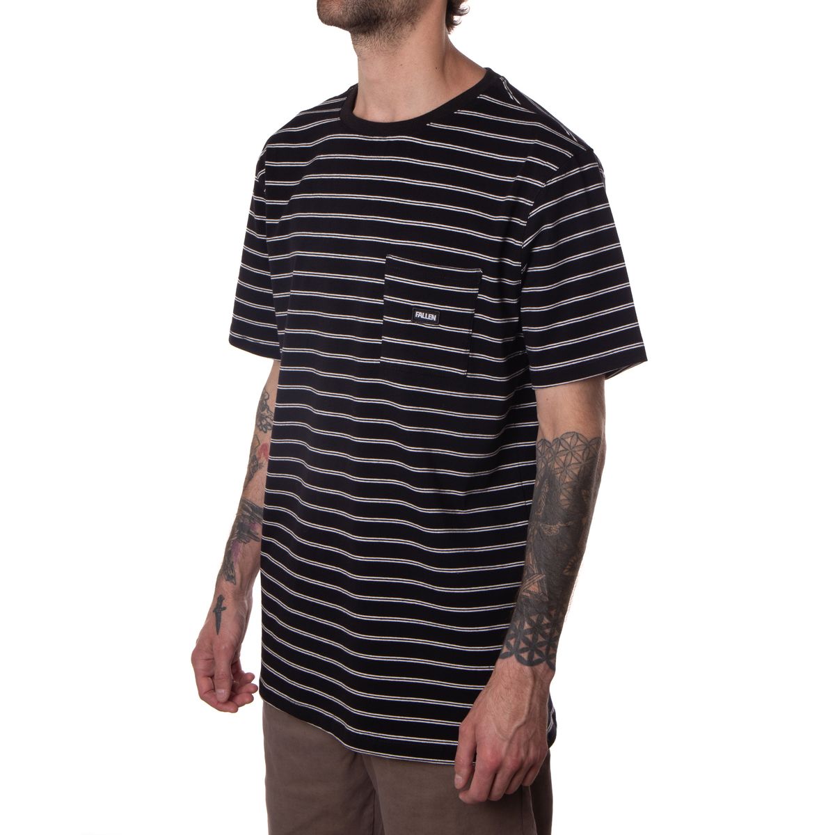 Remera STRIPED POCKET TEE ropa and roll 2