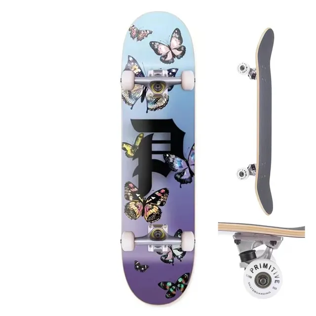 Skate Primitive Mariposas ropa and roll 1