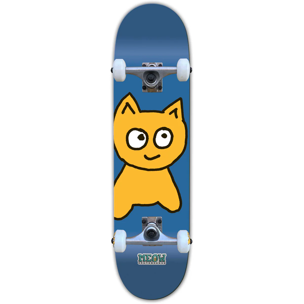 skate-meow-big-cat-navy-complete-skateboard ropa and roll 1
