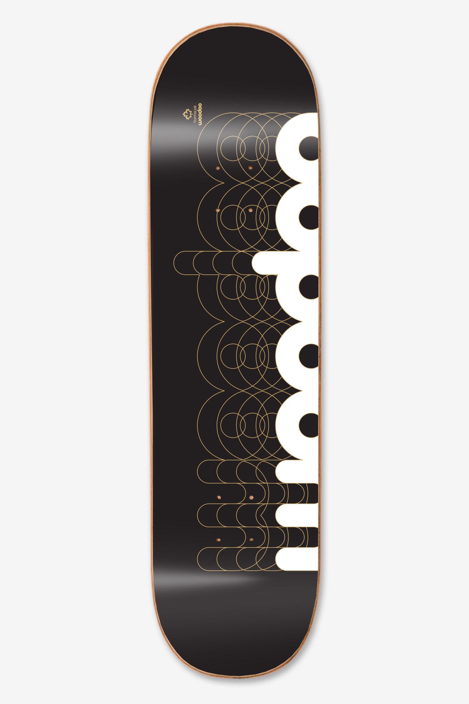 tabla skate woodoo Multiplied Black ropa and roll 1