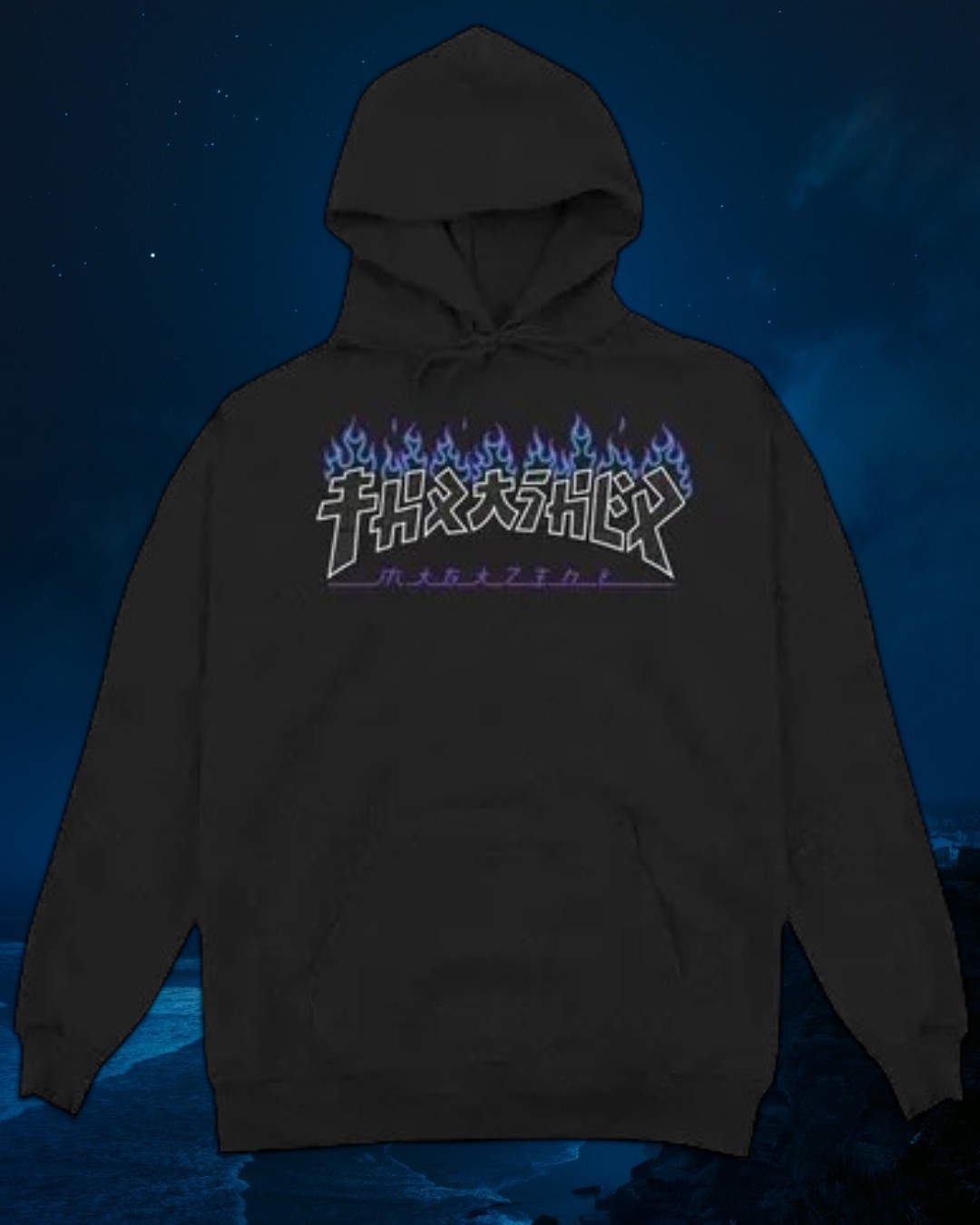 REMERA THRASHER godzilla charred hoodie buzo ropa and roll web 1-Photoroom