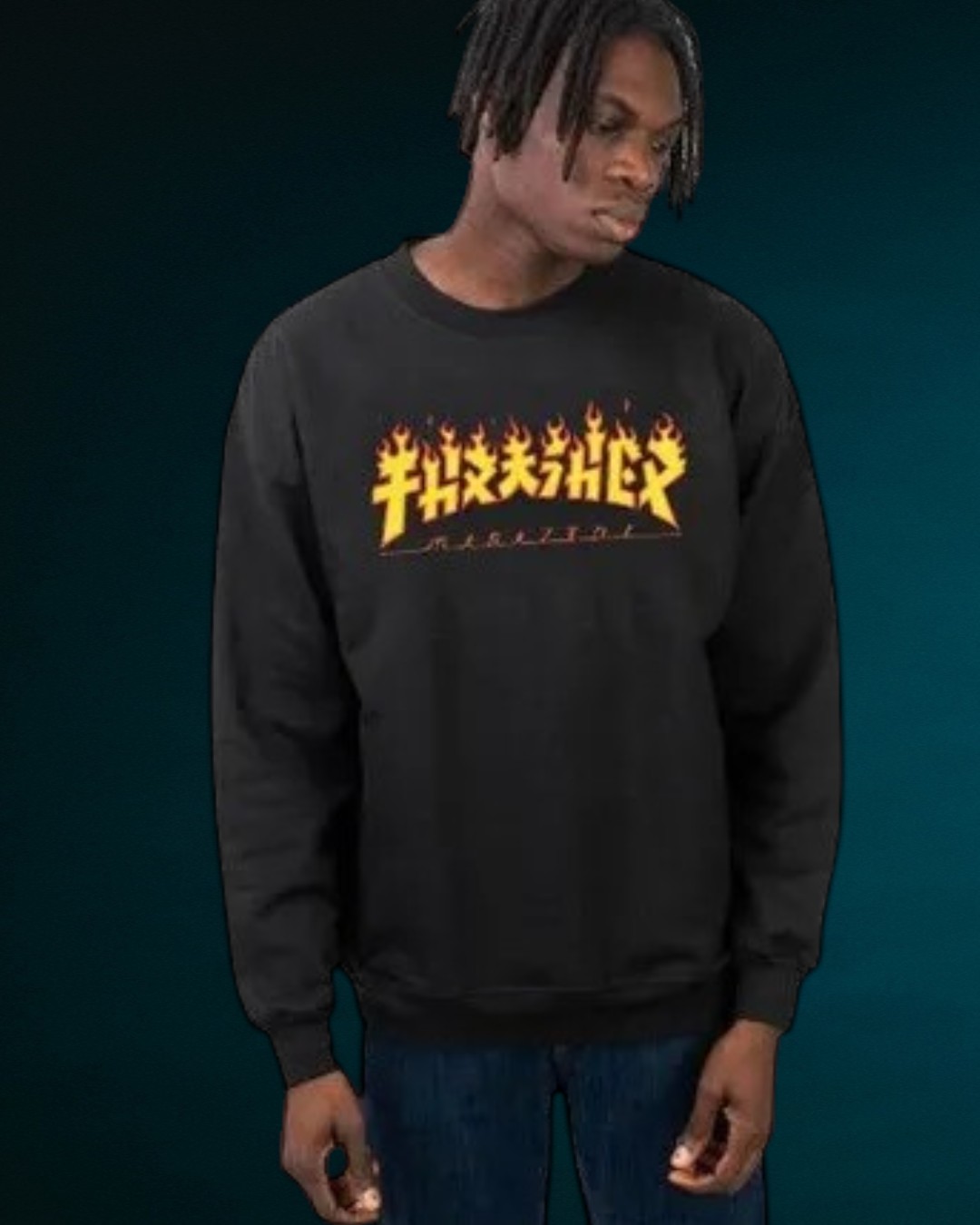 buzo Thrasher Godzilla flame ropa and roll web 2-Photoroom