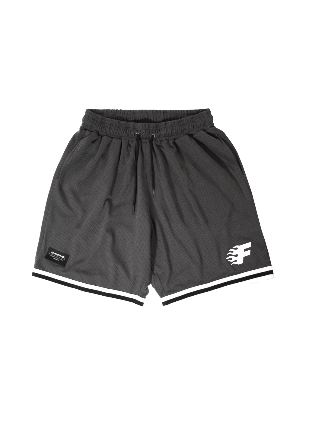 BERMUDA SHORT BASQUETBOL SHADOW gris ropa and roll 1