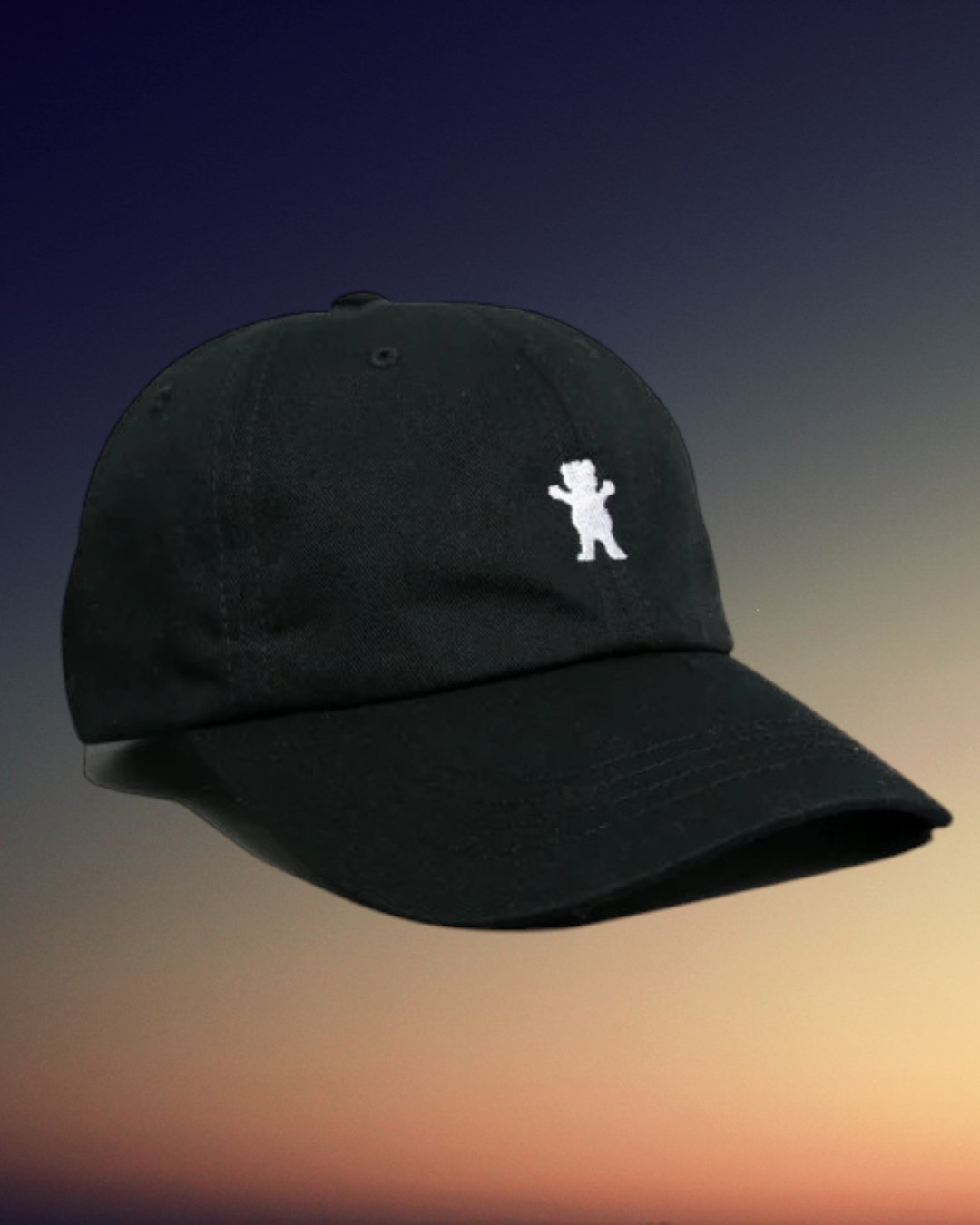 Gorra Grizzly OG Bear Mini - Black ropa and roll 1-Photoroom