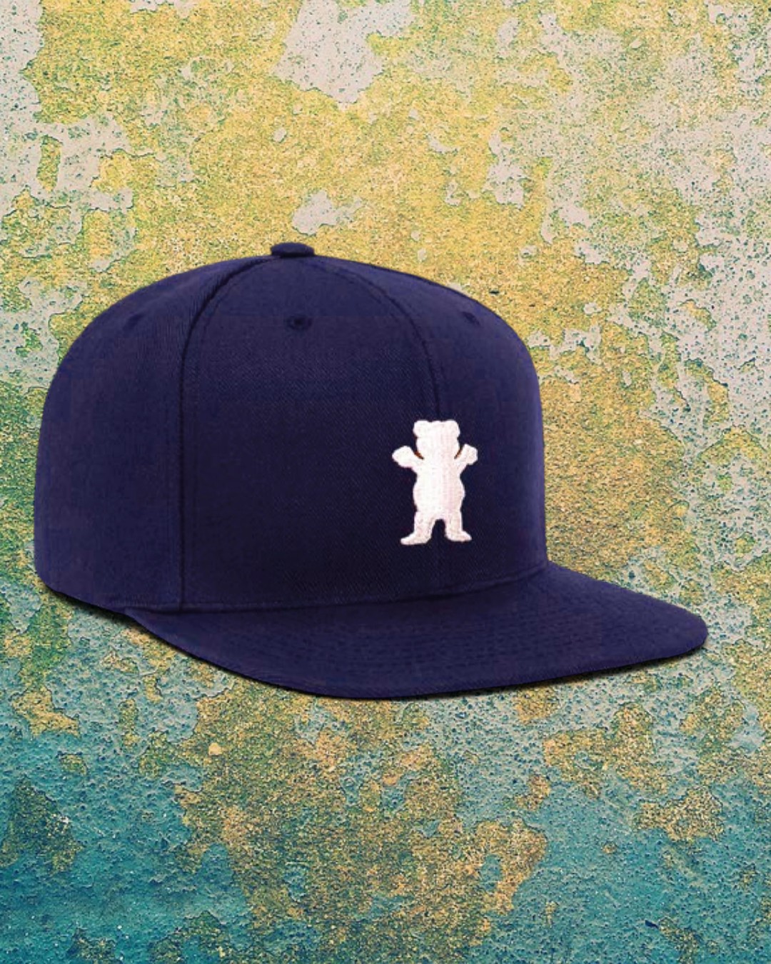 Gorra Grizzly OG Bear – Blue_White ropa and roll 1