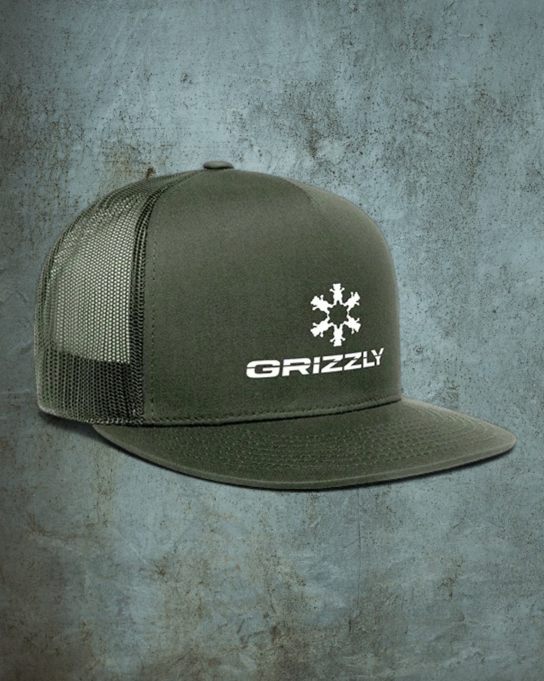 Gorra Grizzly Outdoor Division - Green Ropa and roll 1-Photoroom