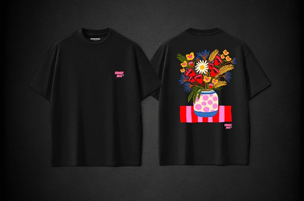 REMERA FAMILY LaFleur edit ropa and roll