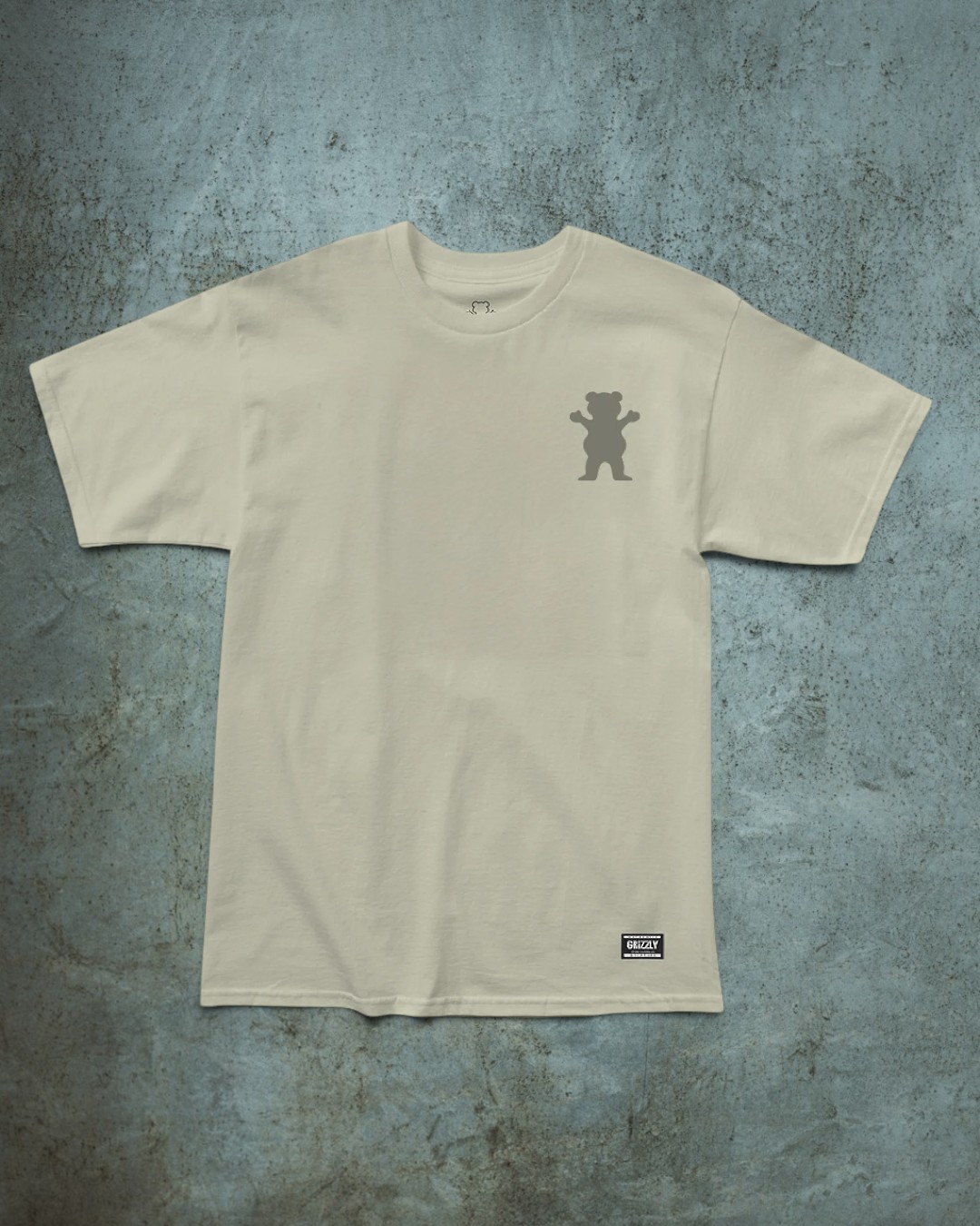 Remera Grizzly OG Bear Mini – Cream ropa and roll 1 Remera Grizzly OG Bear Mini – Cream ropa and roll 1